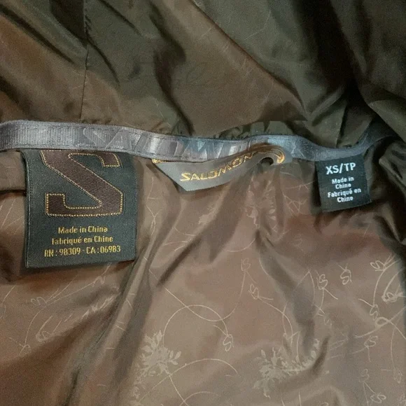 Salomon Skiing Snowboarding Goose Down Jacket Coat - Picture 9 of 12